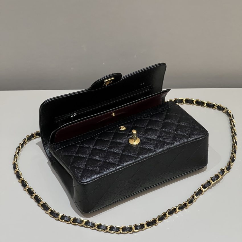 Replica CHANEL Classic Flap 23cm Black Caviar 7 Replica CHANEL Classic Flap 23cm Black Caviar - realistic designer-inspired fake bag