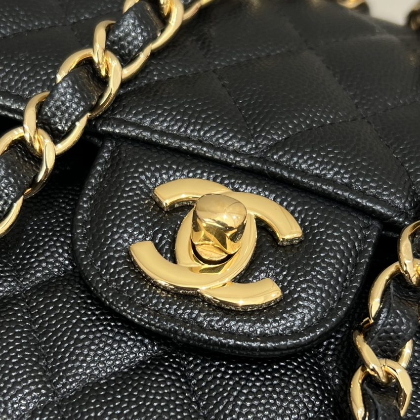 Replica CHANEL Classic Flap 23cm Black Caviar 9 Replica CHANEL Classic Flap 23cm Black Caviar - 1:1 designer replica handbag