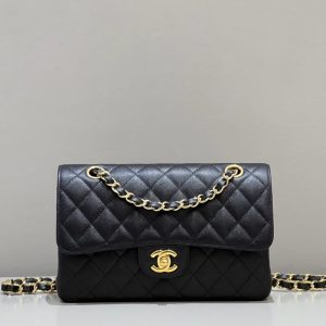 Replica CHANEL Classic Flap 23cm Black Caviar 1 Replica CHANEL Classic Flap 23cm Black Caviar - high-accuracy replica luxury purse