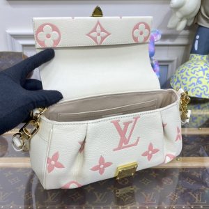 Replica Louis Vuitton Favorite Pink White 4 Replica Louis Vuitton Favorite Pink White - near-authentic luxury replica handbag