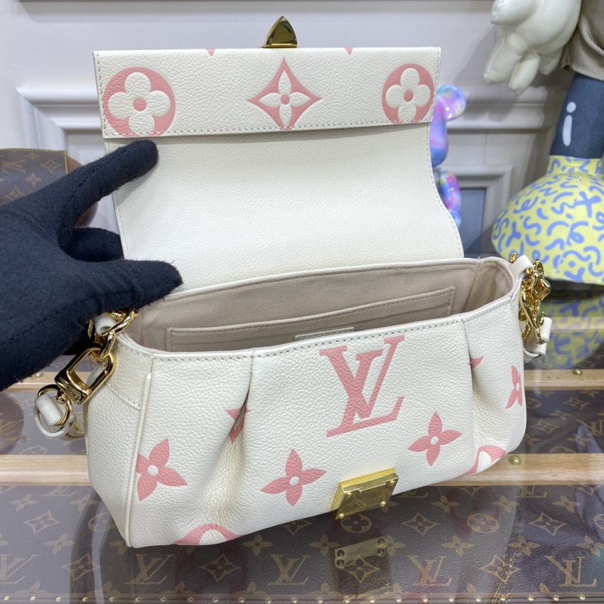 Replica Louis Vuitton Favorite Pink White 4 Replica Louis Vuitton Favorite Pink White - near-authentic luxury replica handbag