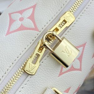 Replica Louis Vuitton Speedy Bandouliere 20 White Pink 3 Replica Louis Vuitton Speedy Bandouliere 20 White Pink - premium 1:1 fake handbag model