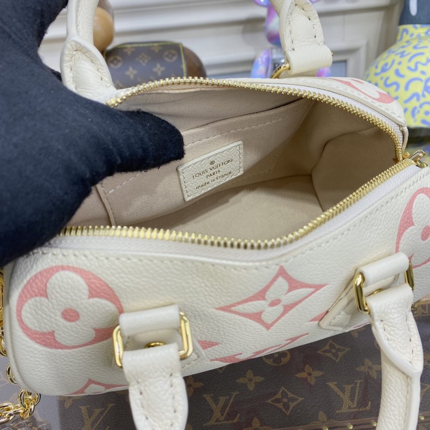 Replica Louis Vuitton Speedy Bandouliere 20 White Pink 8 Replica Louis Vuitton Speedy Bandouliere 20 White Pink - top-rated replica designer bag