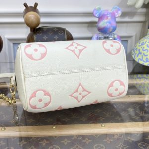 Replica Louis Vuitton Speedy Bandouliere 20 White Pink 9 Replica Louis Vuitton Speedy Bandouliere 20 White Pink - high-accuracy replica luxury purse