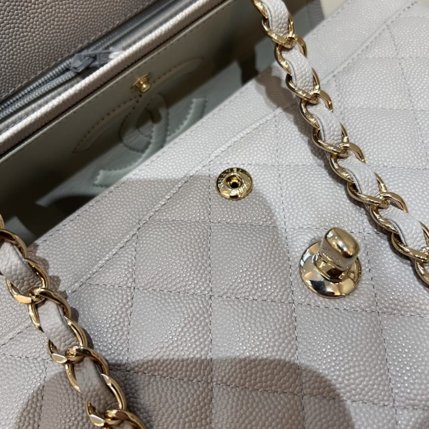 Replica CHANEL Classic Flap 23cm Gray 7 Replica CHANEL Classic Flap 23cm Gray - realistic designer-inspired fake bag