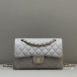 Replica CHANEL Classic Flap 23cm Gray 1 Replica CHANEL Classic Flap 23cm Gray - high-quality designer bag clone