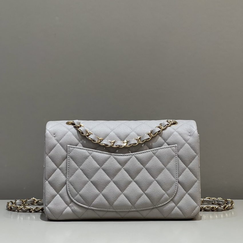 Replica CHANEL Classic Flap 23cm Gray 8 Replica CHANEL Classic Flap 23cm Gray - best quality luxury bag dupe