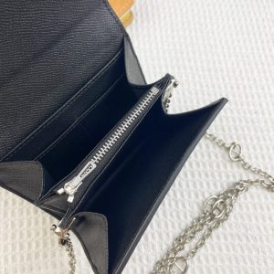 Replica Hermes Cancan Mini Chain Wallet - best quality luxury bag dupe