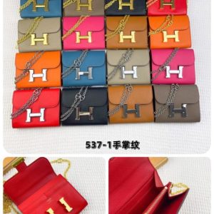 Replica Hermes Cancan Mini Chain Wallet - ultra-realistic fake designer tote