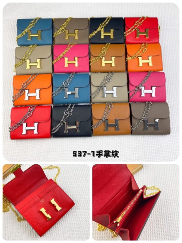 Replica Hermes Cancan Mini Chain Wallet - ultra-realistic fake designer tote