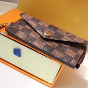 Replica Louis Vuitton Card Holder Recto Verso Grid Brown 5 Replica Louis Vuitton Card Holder Recto Verso Grid Brown - elite superclone designer purse