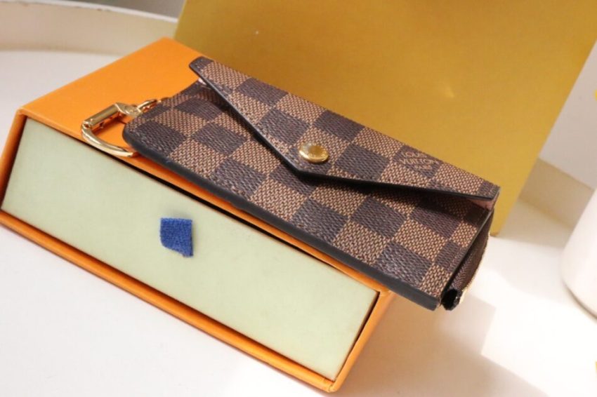 Replica Louis Vuitton Card Holder Recto Verso Grid Brown 5 Replica Louis Vuitton Card Holder Recto Verso Grid Brown - elite superclone designer purse