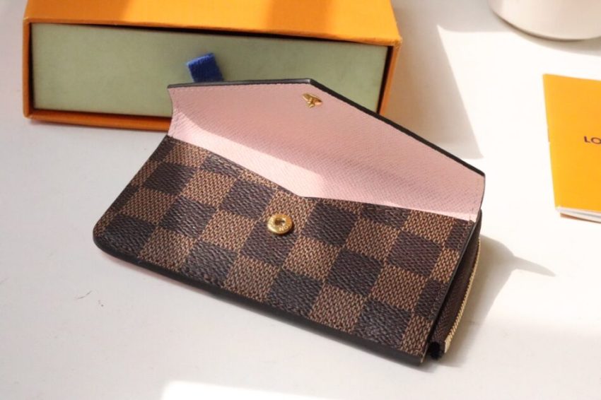 Replica Louis Vuitton Card Holder Recto Verso Grid Brown 7 Replica Louis Vuitton Card Holder Recto Verso Grid Brown - premium-grade designer purse dupe