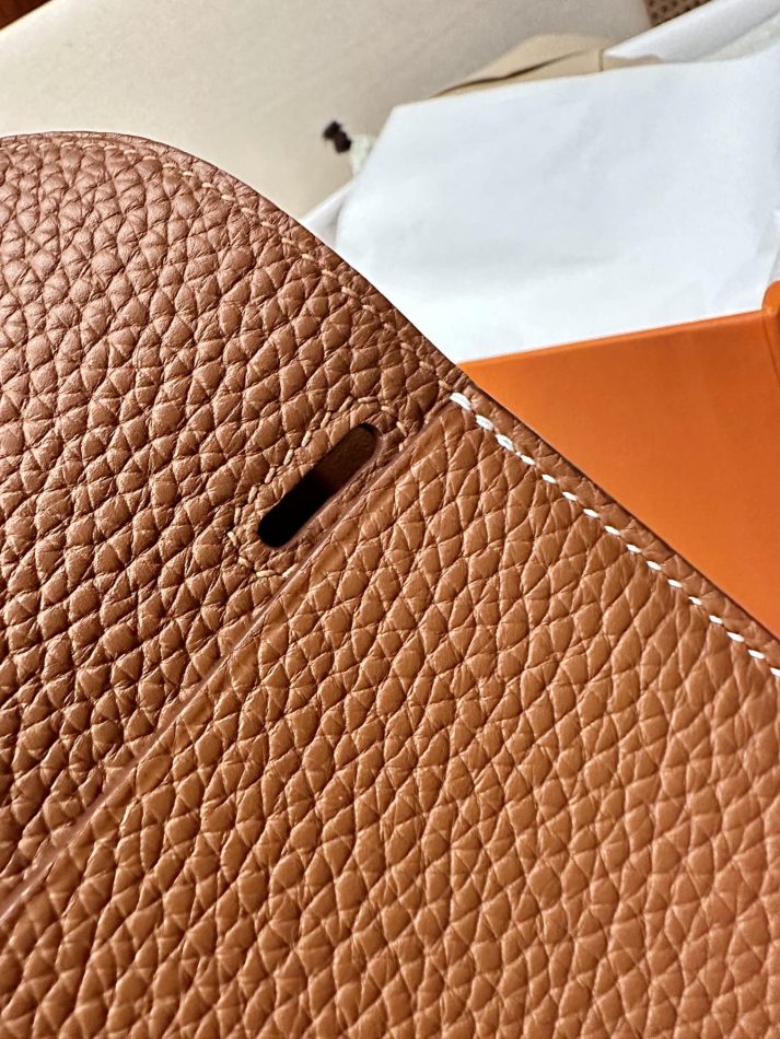 Replica Hermes Halzan Brown 6 Replica Hermes Halzan Brown - premium-grade designer purse dupe
