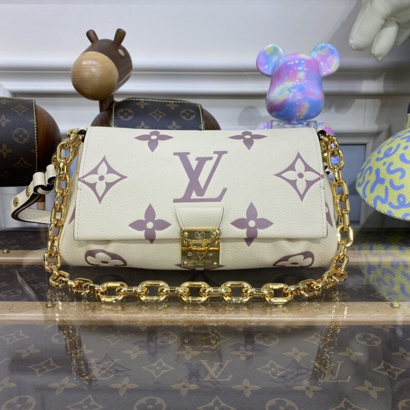 Replica Louis Vuitton Favorite Purple White 1 Replica Louis Vuitton Favorite Purple White - realistic designer-inspired fake bag