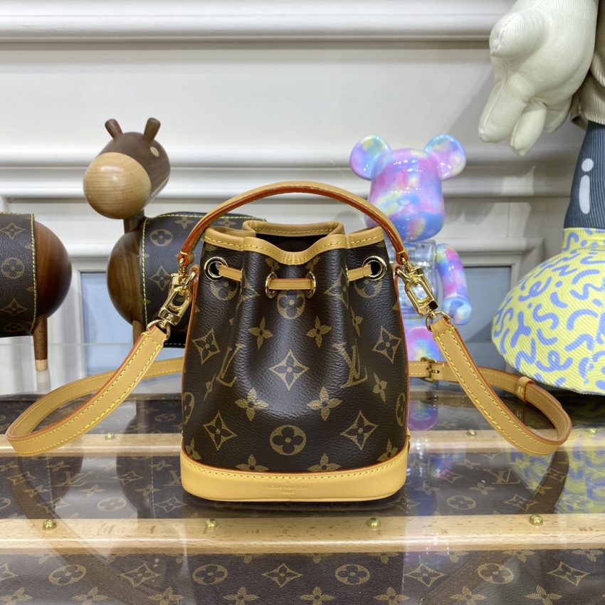 Replica Louis Vuitton Nano Noe Brown 2 Replica Louis Vuitton Nano Noe Brown - top-rated replica designer bag