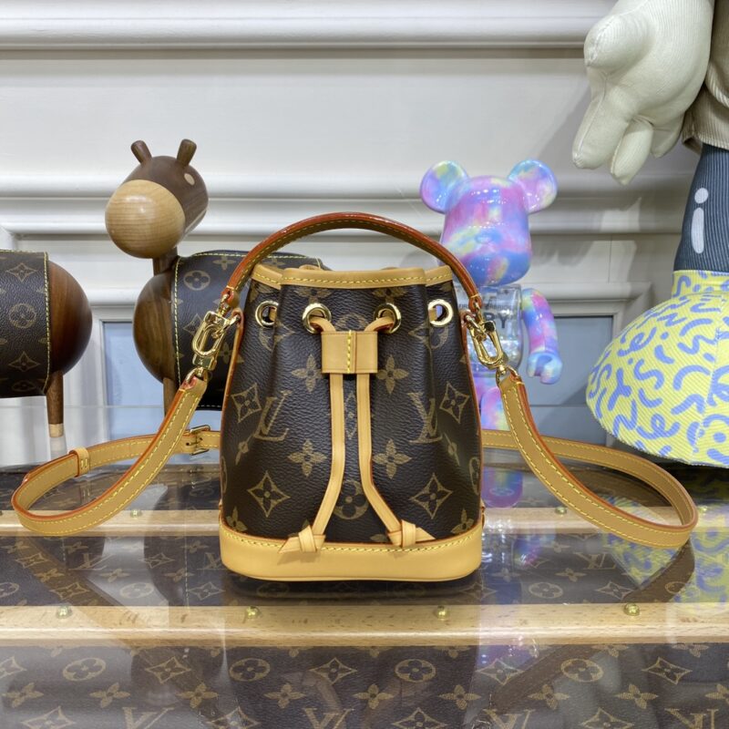 Replica Louis Vuitton Nano Noe Brown 1 Replica Louis Vuitton Nano Noe Brown - best-selling designer handbag dupe