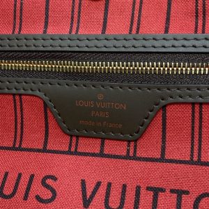 Replica Louis Vuitton Neverfull MM Grid Red Inside 5 Replica Louis Vuitton Neverfull MM Grid Red Inside - premium-grade designer purse dupe