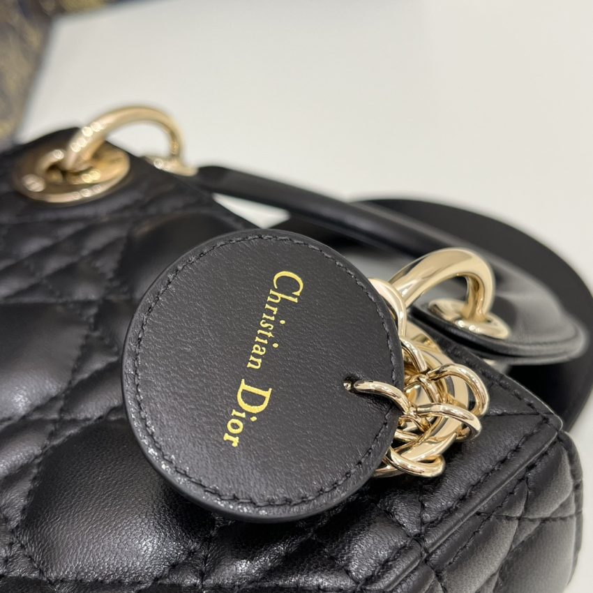 Replica Lady Dior Mini Black - near-authentic luxury replica handbag