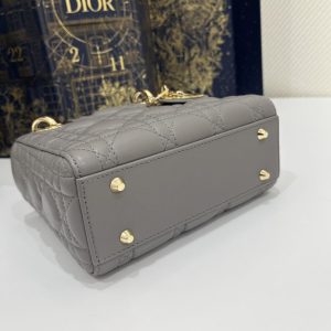 Replica Lady Dior Mini Stone Grey 3 Replica Lady Dior Mini Stone Grey - best-selling designer handbag dupe