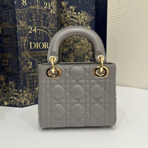 Replica Lady Dior Mini Stone Grey 5 Replica Lady Dior Mini Stone Grey - top-rated replica designer bag