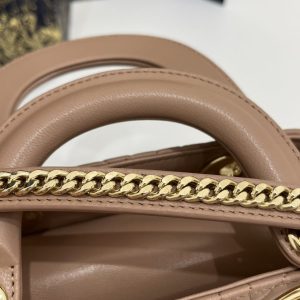 Replica Lady Dior Mini Apricot 5 Replica Lady Dior Mini Apricot - premium-grade designer purse dupe