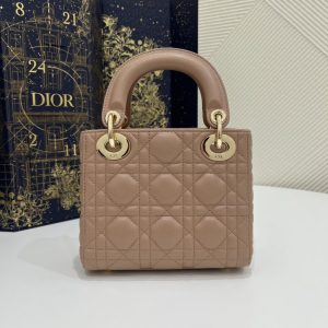 Replica Lady Dior Mini Apricot 7 Replica Lady Dior Mini Apricot - high-accuracy replica luxury purse