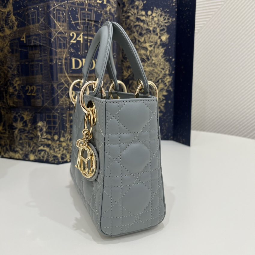 Replica Lady Dior Mini Cloud Grey 2 Replica Lady Dior Mini Cloud Grey - best-selling designer handbag dupe