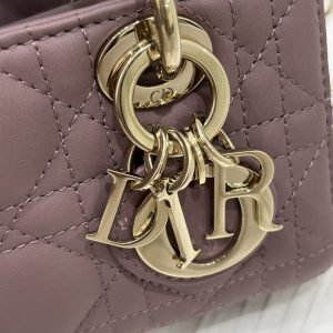 Replica Dior Lady D-Joy Mini Bag Purple 4 Replica Dior Lady D-Joy Mini Bag Purple - high-accuracy replica luxury purse