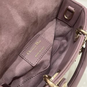 Replica Dior Lady D-Joy Mini Bag Purple 5 Replica Dior Lady D-Joy Mini Bag Purple - high-end fake designer purse