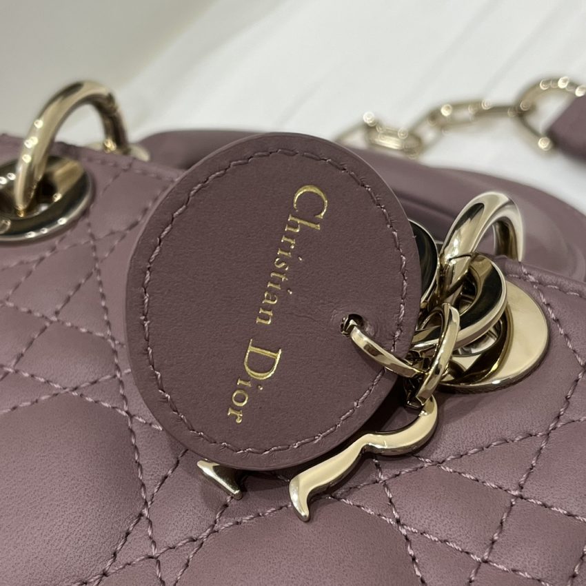Replica Dior Lady D-Joy Mini Bag Purple 6 Replica Dior Lady D-Joy Mini Bag Purple - authentic-look luxury purse replica