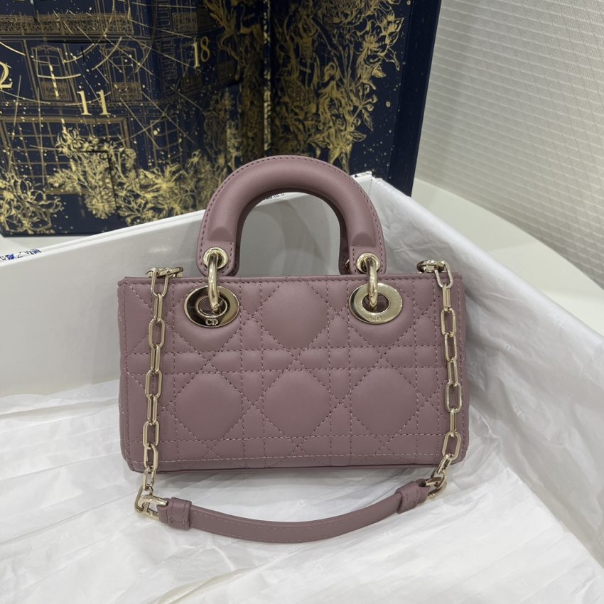 Replica Dior Lady D-Joy Mini Bag Purple 8 Replica Dior Lady D-Joy Mini Bag Purple - premium-grade designer purse dupe