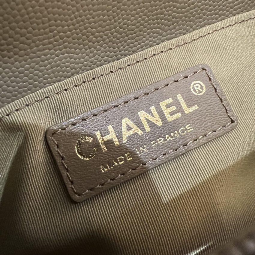 Replica CHANEL Le Boy Milk Tea - near-authentic luxury replica handbag