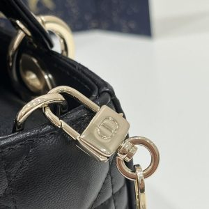 Replica Dior Lady D-Joy Bag Black 3 Replica Dior Lady D-Joy Bag Black - top-rated replica designer bag