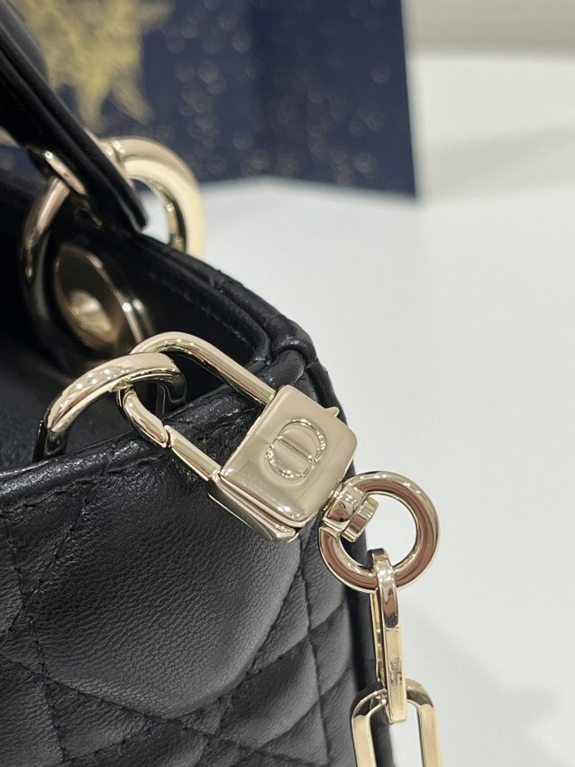Replica Dior Lady D-Joy Bag Black 3 Replica Dior Lady D-Joy Bag Black - top-rated replica designer bag