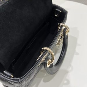 Replica Dior Lady D-Joy Bag Black 4 Replica Dior Lady D-Joy Bag Black - top-rated replica designer bag
