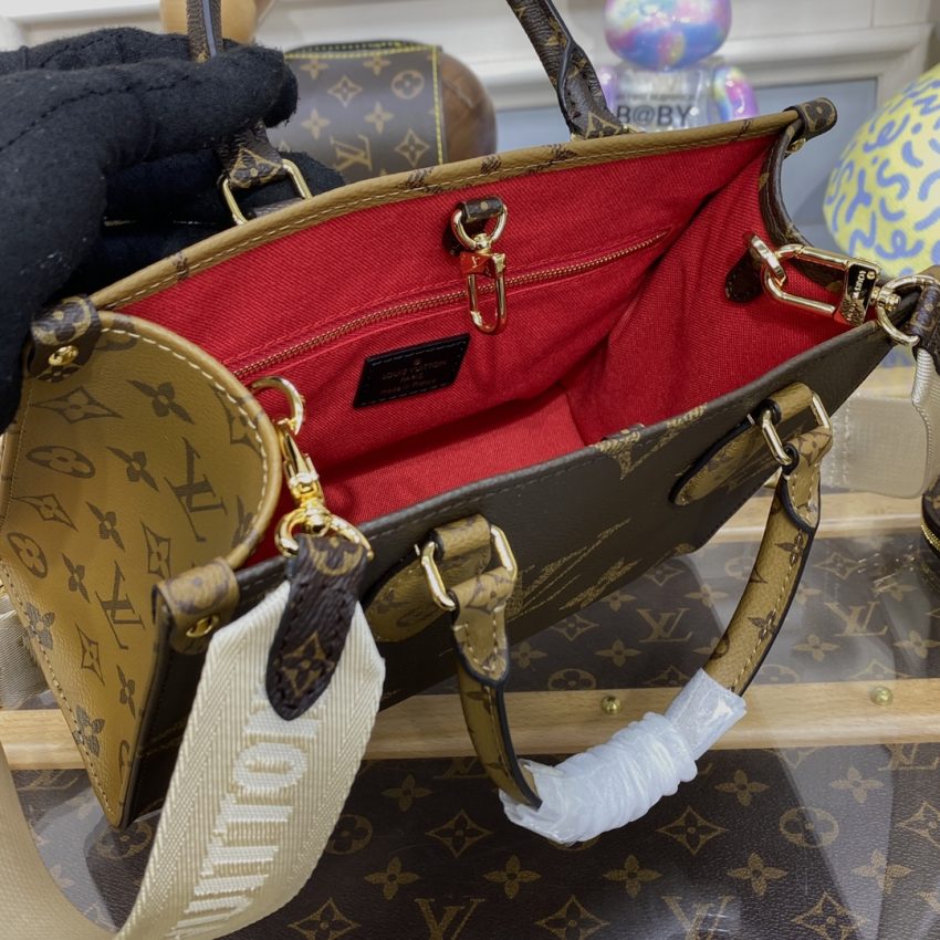 Replica LV OnTheGo PM Brown - top-rated replica designer bag