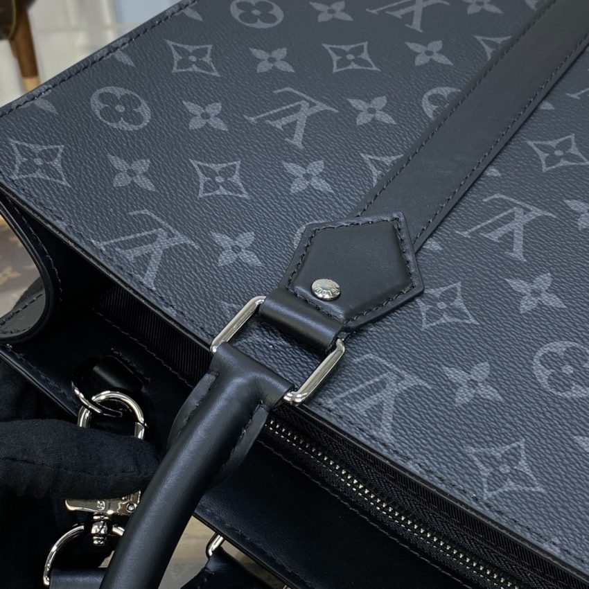 Replica Louis Vuitton Sac Plat M Black 3 Replica Louis Vuitton Sac Plat M Black - ultra-realistic fake designer tote
