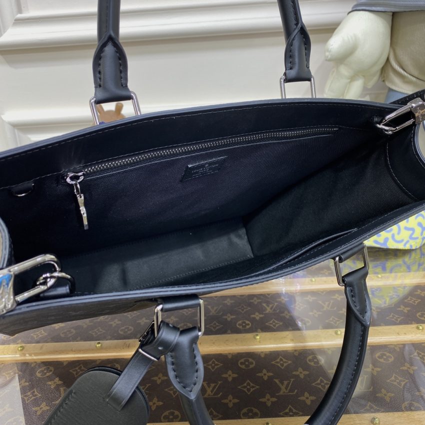 Replica Louis Vuitton Sac Plat M Black 8 Replica Louis Vuitton Sac Plat M Black - authentic-look luxury purse replica