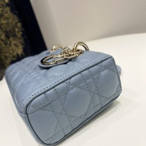 Replica Dior Lady D-Joy Bag Blue 2 Replica Dior Lady D-Joy Bag Blue - high-end fake designer purse