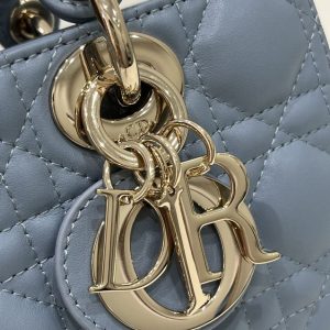 Replica Dior Lady D-Joy Bag Blue 6 Replica Dior Lady D-Joy Bag Blue - high-quality designer bag clone
