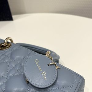 Replica Dior Lady D-Joy Bag Blue 8 Replica Dior Lady D-Joy Bag Blue - premium-grade designer purse dupe