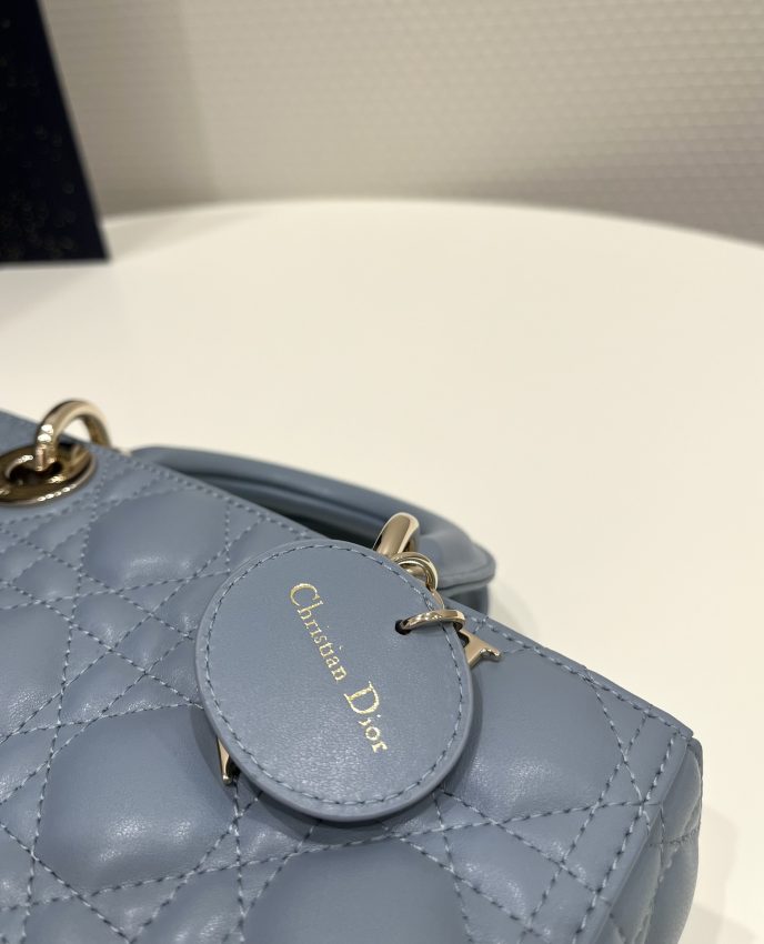 Replica Dior Lady D-Joy Bag Blue 8 Replica Dior Lady D-Joy Bag Blue - premium-grade designer purse dupe
