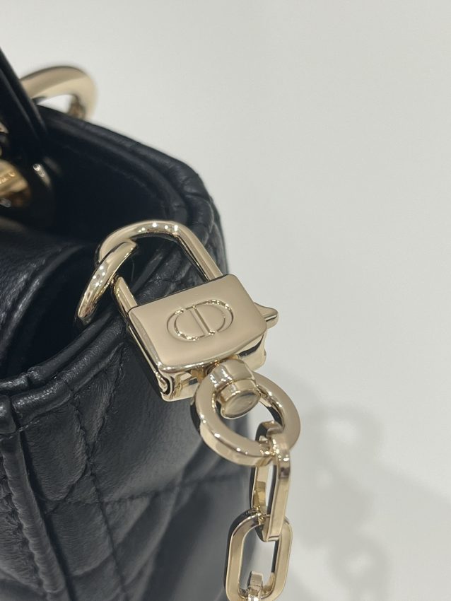 Replica Dior Lady D-Joy Mini Bag Black 3 Replica Dior Lady D-Joy Mini Bag Black - top-tier luxury replica shoulder bag