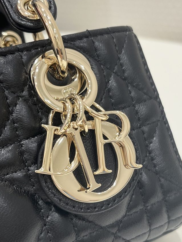 Replica Dior Lady D-Joy Mini Bag Black 6 Replica Dior Lady D-Joy Mini Bag Black - ultra-realistic fake designer tote