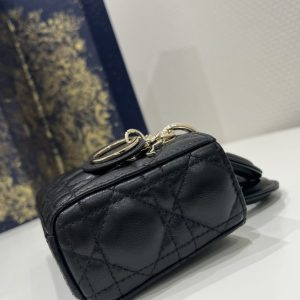 Replica Dior Lady D-Joy Mini Bag Black 7 Replica Dior Lady D-Joy Mini Bag Black - near-authentic luxury replica handbag