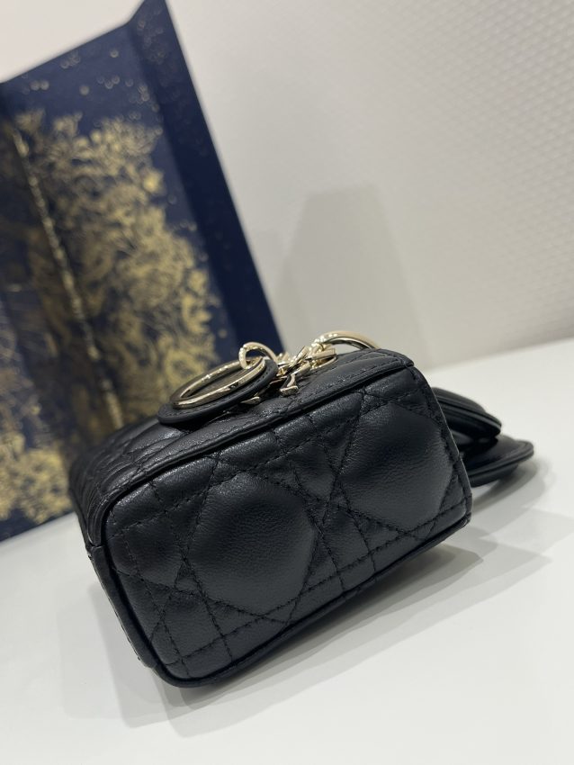 Replica Dior Lady D-Joy Mini Bag Black 7 Replica Dior Lady D-Joy Mini Bag Black - near-authentic luxury replica handbag