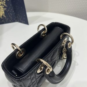 Replica Dior Lady D-Joy Mini Bag Black 8 Replica Dior Lady D-Joy Mini Bag Black - high-end fake designer purse