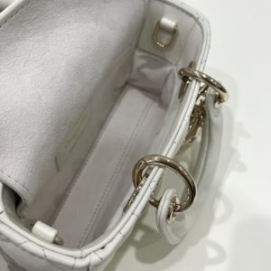 Replica Lady D-Joy Mini Bag White 2 Replica Lady D-Joy Mini Bag White - authentic-look luxury purse replica