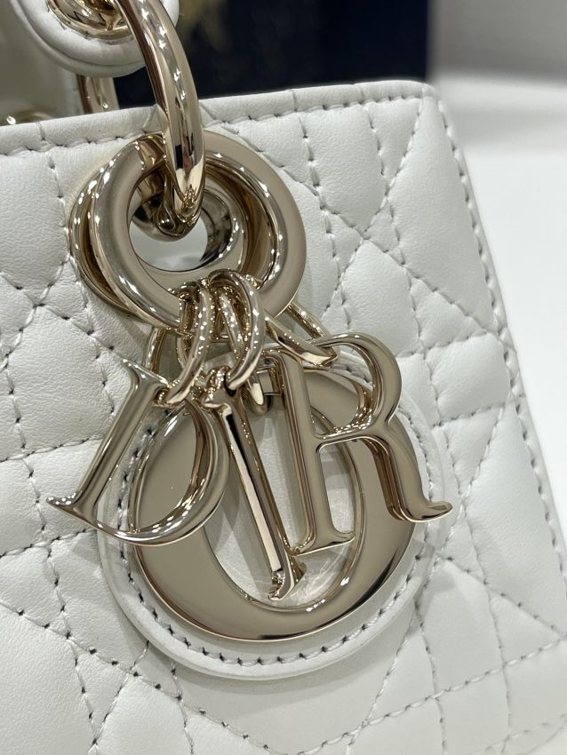 Replica Lady D-Joy Mini Bag White 5 Replica Lady D-Joy Mini Bag White - top-tier luxury replica shoulder bag